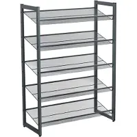 Songmics LMR005GB Schoenenrek, Donkergrijs, 74 x 30.7 x 104 cm