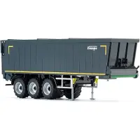 Wiking 077658 Krampe Rolbandwagen SB II 30/1070, Model, 1:32, Metaal/Kunststof, Vanaf 14 jaar, Talrijke functies, Beweegbare achterklep, Uitschuifbare steunen, Grijs