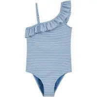 We fashion Badpak blauw / wit
