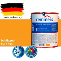 Remmers Induline T-670 PLUS Dekkende Houtbeits buiten – RAL 1033 Dahliageel – 5 L – Opvolger GW 310 Dekkend
