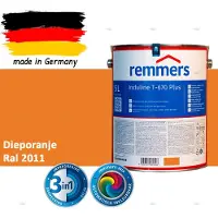 Remmers Induline T-670 PLUS Dekkende Houtbeits buiten – RAL 2011 Dieporanje – 5 L – Opvolger GW 310 Dekkend
