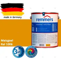 Remmers Induline T-670 PLUS Dekkende Houtbeits buiten – RAL 1006 Maisgeel – 5 L – Opvolger GW 310 Dekkend