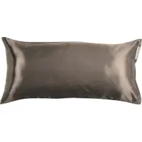 Beauty Pillow - Satijnen Kussensloop - 80x40 cm - Duitse afmeting - Taupe