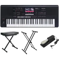 Medeli AKX10S Set – Workstation keyboard met 61 toetsen, 7” touchscreen, 4-way speakers, pedaal, standaard en kruk