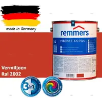 Remmers Induline T-670 PLUS Dekkende Houtbeits buiten – RAL 2002 Vermiljoen – 5 L – Opvolger GW 310 Dekkend