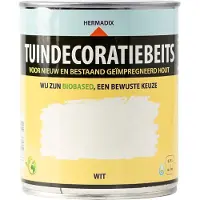 Hermadix Tuindecoratiebeits Dekkend Wit 705 750 ML