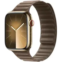 Apple Magnetic Link-bandje FineWoven voor de Watch | 44/45/46/49 mm - Maat S/M - Taupe