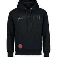 The Lord Of The Rings Trui met capuchon - Heat Logo - Sauron - Black On Black - S tot XXL - voor Mannen - zwart - Maat S