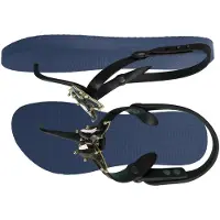 Uzurii Selena butterfly silver marineblauw