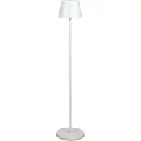 Konstsmide Oplaadbare vloerlamp | 124 cm | 2200-2700K | Dimbaar | Afstandsbediening | IP54 | Wit