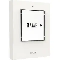 M-E Modern-Electronics 41356 Zender voor Draadloze deurbel Verlicht, Met naambord