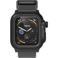 Catalyst Waterproof Case Apple Watch 44mm (SE/6/5/4) Black / Gray - CAT44WAT4GRY