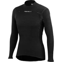 Castelli Ondershirt Castelli Men Flanders Warm Long Sleeve Black-XS