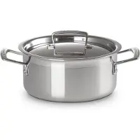 Le Creuset RVS Kookpan laag Ø 20cm 3,0l