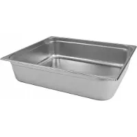 Mega -M Professionele GN 2/1 Bak - 65x53 cm - Diepte 150 mm - RVS - Gastronorm Container - Roestvrij Staal - Voor Oven, Koeling en Catering - Extra Diep