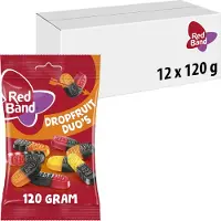 Red Band Dropfruit Duo's snoepzak (12 x 120 gram)