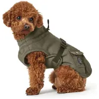Hunter - Dog Coat Uppsala Trend - Hondenjas Rücken 40 cm - Hals 30-56 cm / Bauch 56-80 cm, khaki