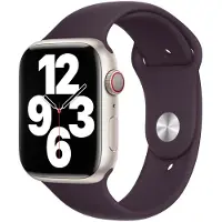 Apple Watch 42/44/45 mm Siliconen Horlogeband Sport Vlierbes