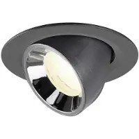 SLV Inbouwspot Numinos Gimble XS zwart/chroom 4000K - 40gr