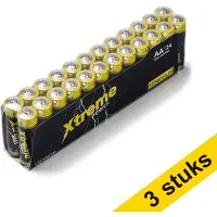 123accu Aanbieding: 3x Xtreme Power MN1500 Penlite AA batterij 24 stuks