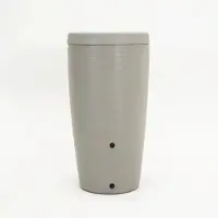 Vita Regenton Gobi licht grijs 240L + Kraan met Gardena koppeling + Plantenbak