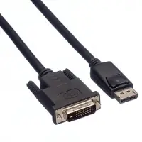 Dolphix DisplayPort 1.1 naar DVI kabel (1920 x 1200) / zwart - 1,5 meter