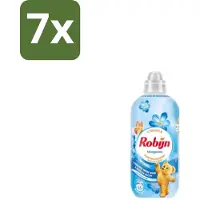 Robijn 7 x – Wasverzachter – Morgenfris – 1,1 L - Wasverzachter - Wasverzachter Morgenfris - Wasverzachter Voor Kleding - Wasverzachter Voor Textiel - Wasverzachter Morgenfris 1.1 L