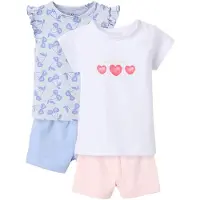 Zippy 3107120701 Korte Mouw Pyjama 2 Eenheden Veelkleurig 6-9 Months Meisje