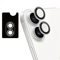 IMoshion Camera Protector Glas 2-pack voor de Apple iPhone 16 / 16 Plus / 17 - Wit