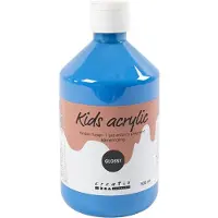 Packlinq Acrylverf Glossy, primair blauw, 500 ml/ 1 fles