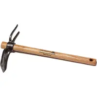 Krumpholz Tuinschoffel met een gelakte essen steel, gesmede dubbelzijdige "edge" (40cm)