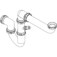 GROHE - Spoelbak sifon, kunststof 42616000