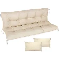 Ferocity - Tuinschommelkussen - Waterafstotend - Zitcomfort - Onderhoudsvriendelijk - Duurzaam - 150 x 50 x 50 x 10 cm - Polyester - Beige