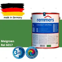 Remmers Induline T-670 PLUS Dekkende Houtbeits buiten – RAL 6017 Meigroen – 5 L – Opvolger GW 310 Dekkend