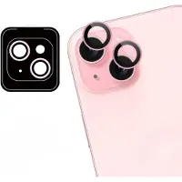 IMoshion Camera Protector Glas 2-pack voor de Apple iPhone 15 / 15 Plus - Roze