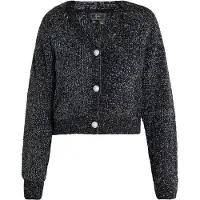 Faina Gebreid vest zwart / wit
