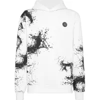 Plein sport Sweatshirt 'Splash' zwart / wit
