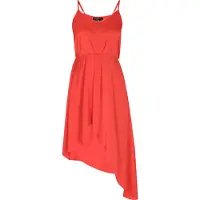 Faina Cocktailjurk watermeloen rood