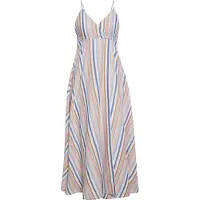 IZIA Zomerjurk beige / lichtblauw / mintgroen / rosa