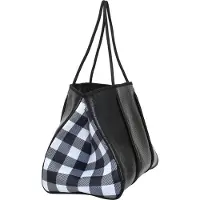 Faina Shopper donkerblauw / zwart / offwhite