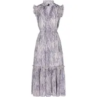 Faina Zomerjurk beige / blauw