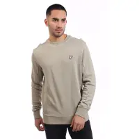 Lyle & Scott Men's Lyle And Scott Natural Dye Crewneck Sweatshirt in Beige