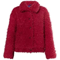 Faina Winterjas wijnrood