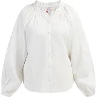 IZIA Blouse zilver / wit