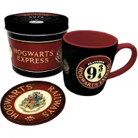 Harry Potter Platform 9 3/4 Crest geschenkset (Rood/zwart)