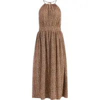 Faina Zomerjurk camel / wit