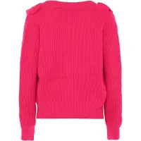 Faina Gebreid vest pink