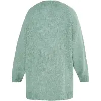 Usha Gebreid vest mintgroen
