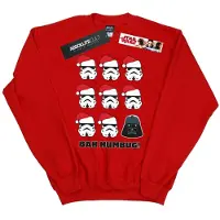 Star Wars Heren Kerstmis Humbug Sweatshirt (Rood)