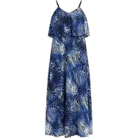 Faina Zomerjurk blauw / nachtblauw / wit